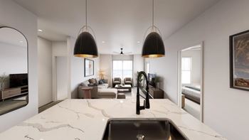 Kitchen Countertop at Terrassa Luxury Apartments, Saint Augustine